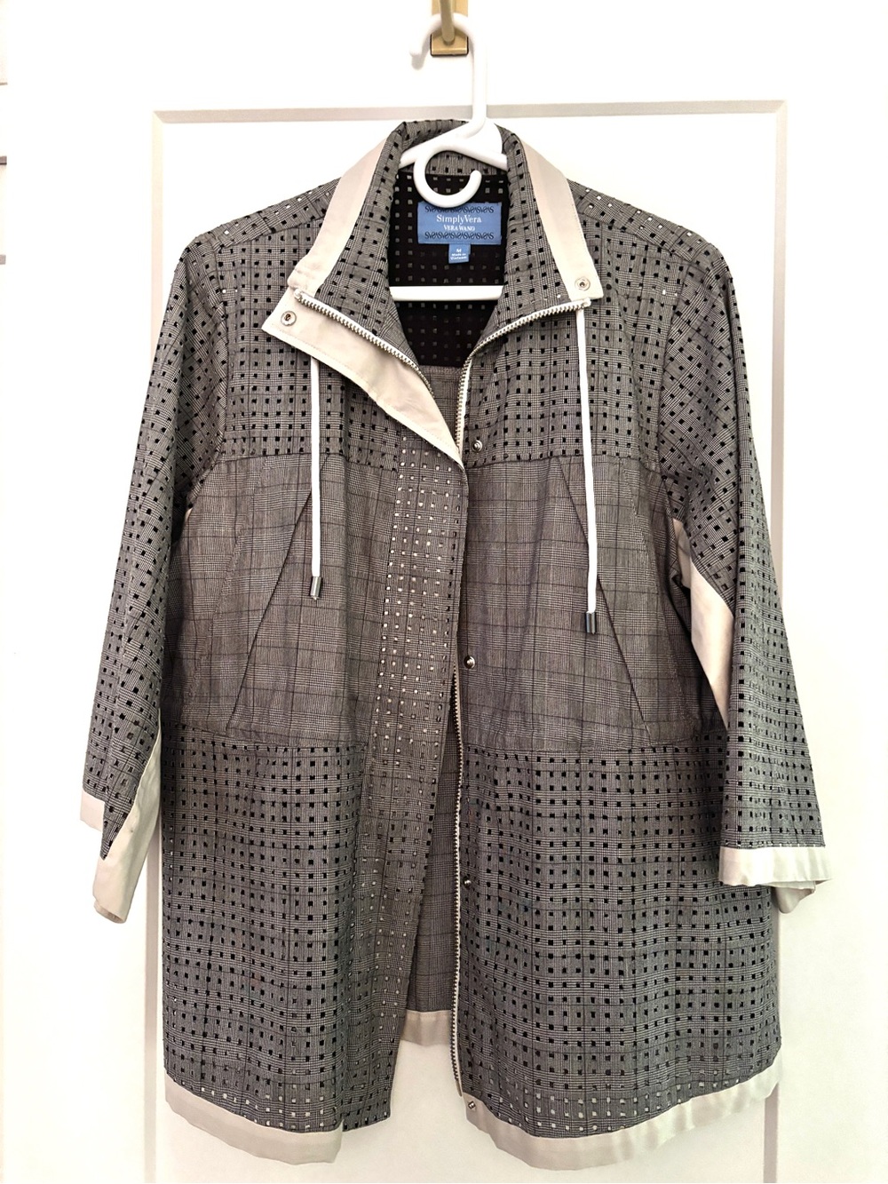 Simply Vera by Vera Wang Unique Perforated Drawstring Jacket